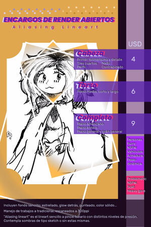 Aliasing lineart